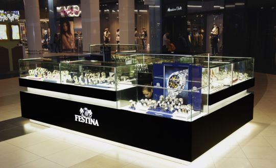 Эксклюзивное оборудование для продажи брендовых часов Orient и Festina