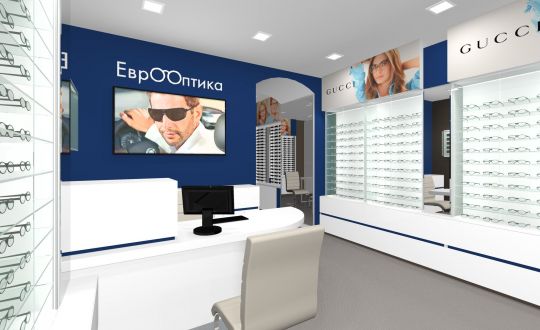 Дизайн-проект салона оптики "Еврооптика"