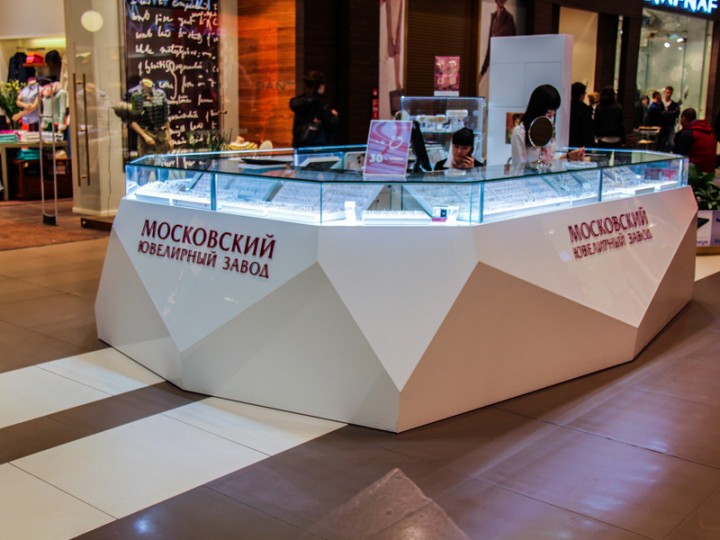 Торговый остров для "Московского Ювелирного Завода" Торговый остров для "Московского Ювелирного Завода"
